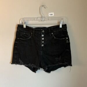 silver jeans co women short black w30 L 3.5